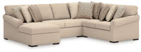 LadyMae Sectional with Chaise - Holmwood's Furniture & Design Center (Somersworth, NH)
