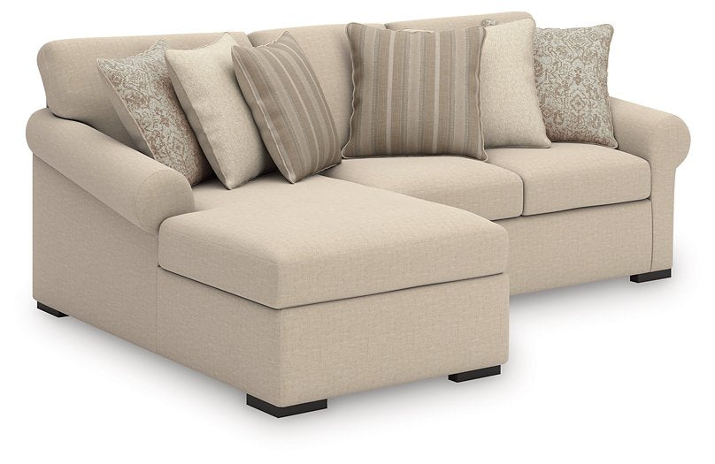 LadyMae Sectional with Chaise - Holmwood's Furniture & Design Center (Somersworth, NH)