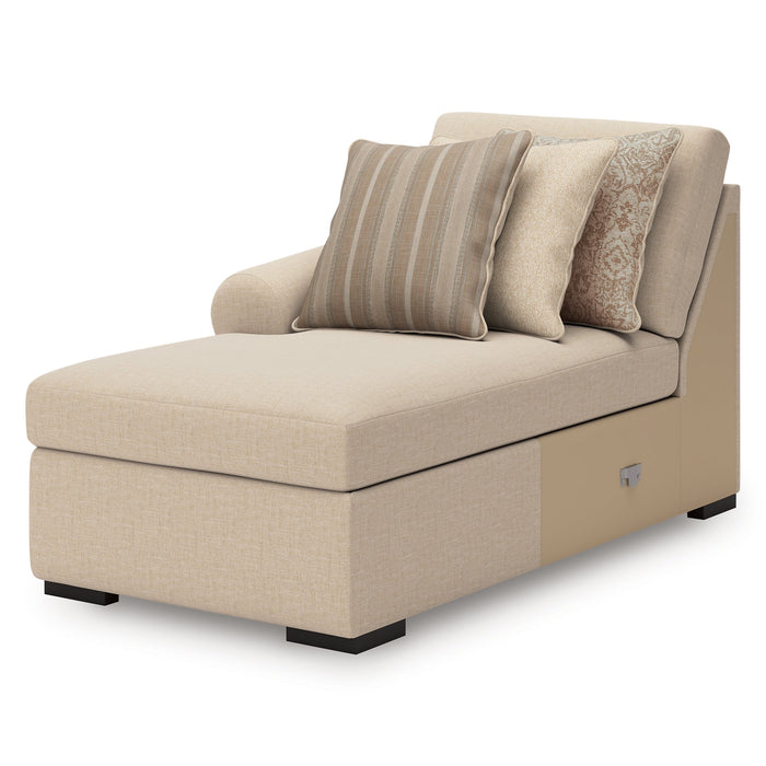 LadyMae Sectional with Chaise - Holmwood's Furniture & Design Center (Somersworth, NH)