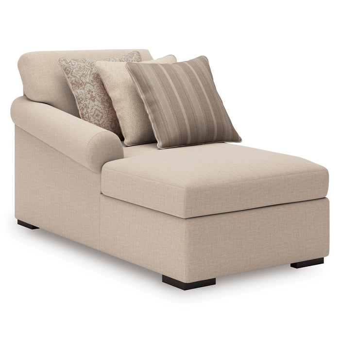 LadyMae Sectional with Chaise - Holmwood's Furniture & Design Center (Somersworth, NH)