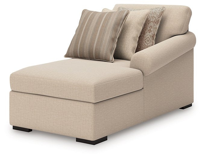 LadyMae Sectional with Chaise - Holmwood's Furniture & Design Center (Somersworth, NH)
