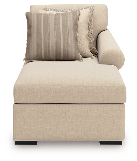 LadyMae Sectional with Chaise - Holmwood's Furniture & Design Center (Somersworth, NH)