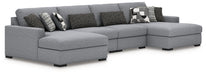 Bealton Sectional with Double Chaise - Holmwood's Furniture & Design Center (Somersworth, NH)