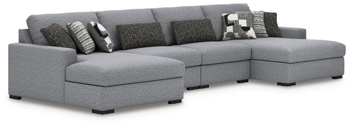 Bealton Sectional with Double Chaise - Holmwood's Furniture & Design Center (Somersworth, NH)