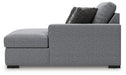 Bealton Sectional with Double Chaise - Holmwood's Furniture & Design Center (Somersworth, NH)