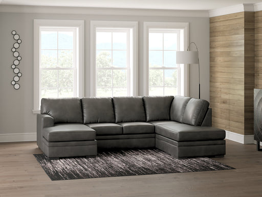Lofton-Pike Sectional with Chaise - Holmwood's Furniture & Design Center (Somersworth, NH)