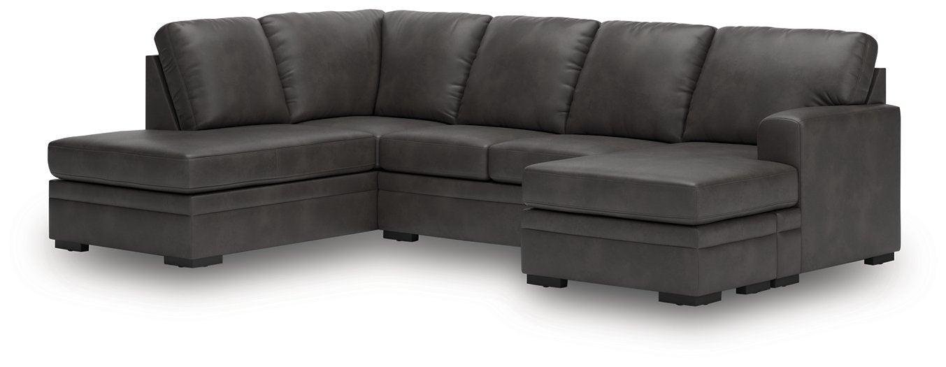 Lofton-Pike Sectional with Chaise - Holmwood's Furniture & Design Center (Somersworth, NH)