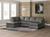 Lofton-Pike Sectional with Chaise - Holmwood's Furniture & Design Center (Somersworth, NH)