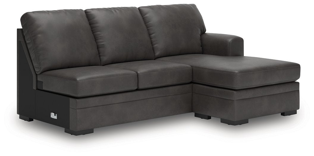 Lofton-Pike Sectional with Chaise - Holmwood's Furniture & Design Center (Somersworth, NH)