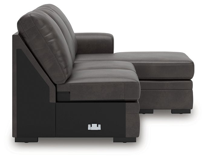 Lofton-Pike Sectional with Chaise - Holmwood's Furniture & Design Center (Somersworth, NH)