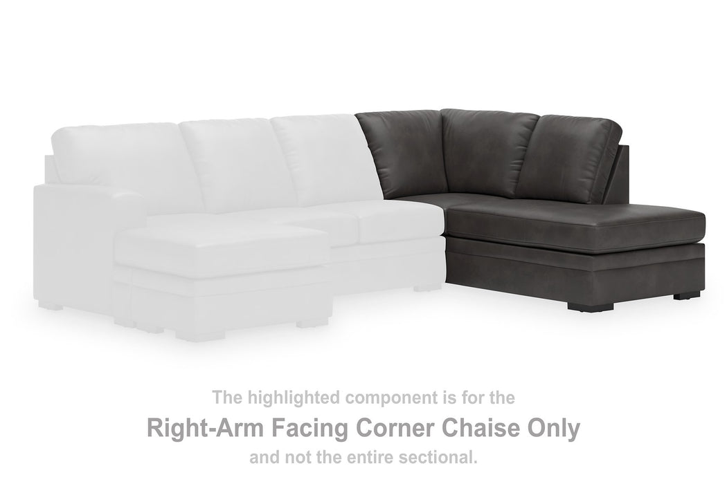 Lofton-Pike Sectional with Chaise - Holmwood's Furniture & Design Center (Somersworth, NH)