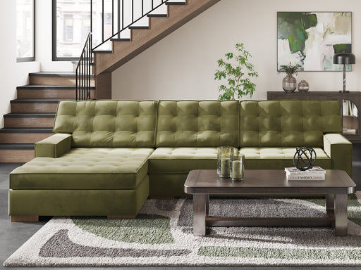 Caspian-Town Sectional with Chaise - Holmwood's Furniture & Design Center (Somersworth, NH)