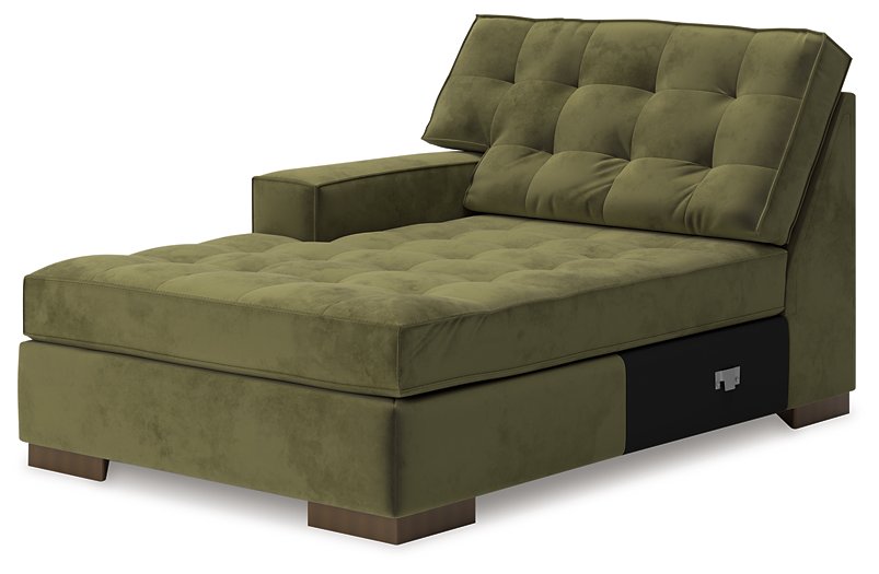 Caspian-Town Sectional with Chaise - Holmwood's Furniture & Design Center (Somersworth, NH)