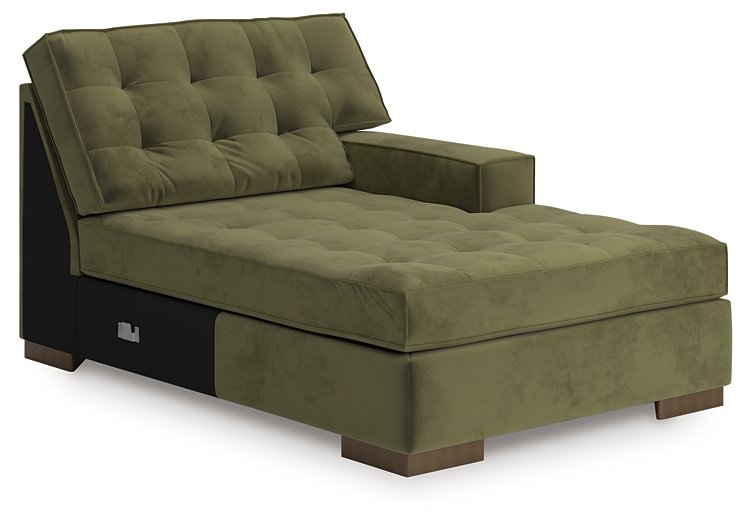 Caspian-Town Sectional with Chaise - Holmwood's Furniture & Design Center (Somersworth, NH)
