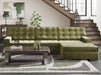 Caspian-Town Sectional with Chaise - Holmwood's Furniture & Design Center (Somersworth, NH)