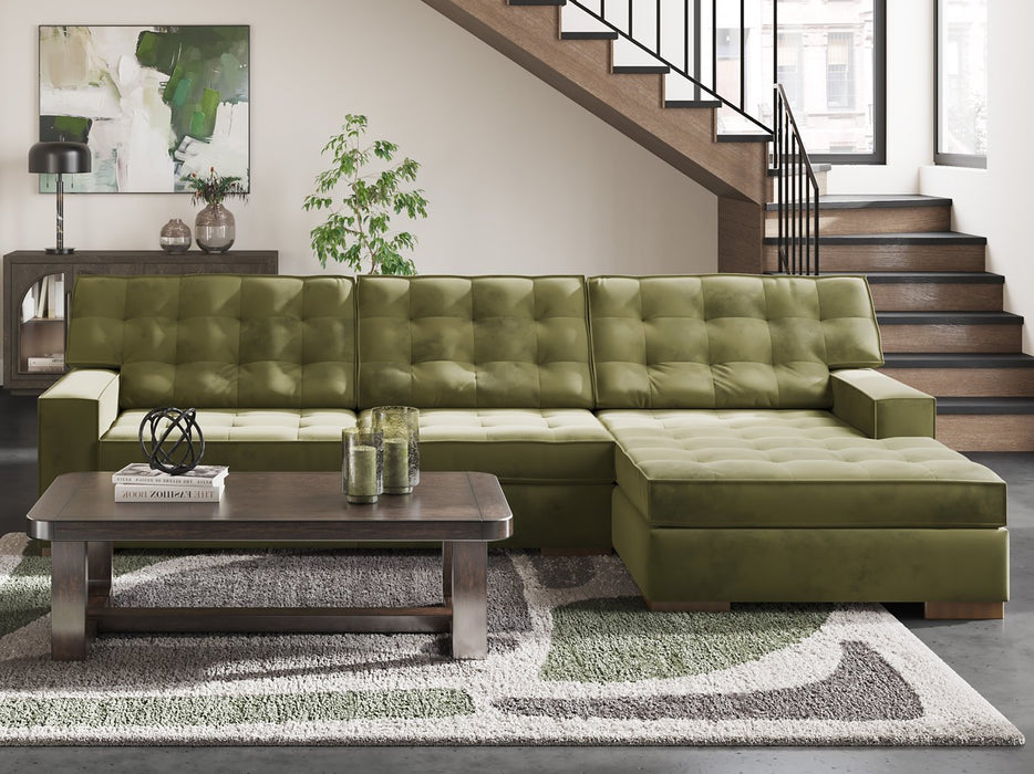 Caspian-Town Sectional with Chaise - Holmwood's Furniture & Design Center (Somersworth, NH)
