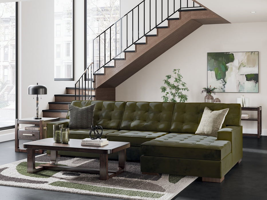Caspian-Town Sectional with Chaise - Holmwood's Furniture & Design Center (Somersworth, NH)