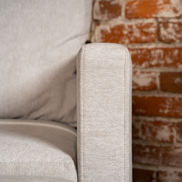 Flex Sofa with Narrow Arm and Ottoman - Holmwood's Furniture & Design Center (Somersworth, NH)