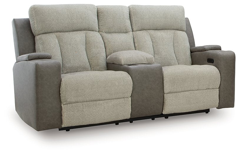 WhipLash Power Reclining Loveseat with Console - Holmwood's Furniture & Design Center (Somersworth, NH)