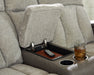 WhipLash Power Reclining Loveseat with Console - Holmwood's Furniture & Design Center (Somersworth, NH)