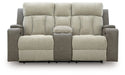 WhipLash Power Reclining Loveseat with Console - Holmwood's Furniture & Design Center (Somersworth, NH)