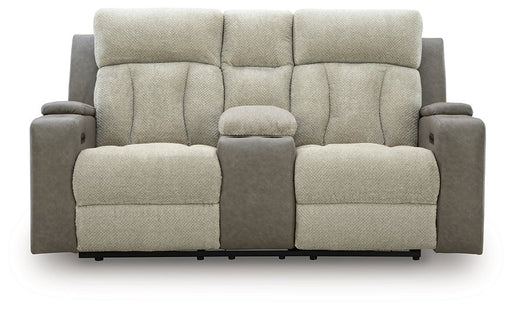 WhipLash Power Reclining Loveseat with Console - Holmwood's Furniture & Design Center (Somersworth, NH)