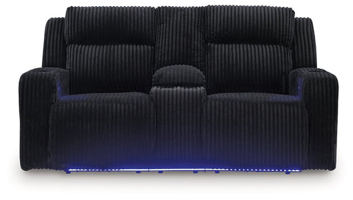 Forest Lake Power Reclining Loveseat with Console - Holmwood's Furniture & Design Center (Somersworth, NH)
