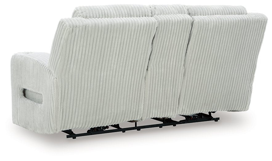 Forest Lake Power Reclining Loveseat with Console - Holmwood's Furniture & Design Center (Somersworth, NH)