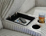 Forest Lake Power Reclining Loveseat with Console - Holmwood's Furniture & Design Center (Somersworth, NH)