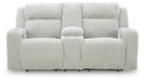 Forest Lake Power Reclining Loveseat with Console - Holmwood's Furniture & Design Center (Somersworth, NH)