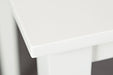 Jofran Simplicity Solid Wood Classic 54" Counter Height Dining Table in Paperwhite - Holmwood's Furniture & Design Center (Somersworth, NH)