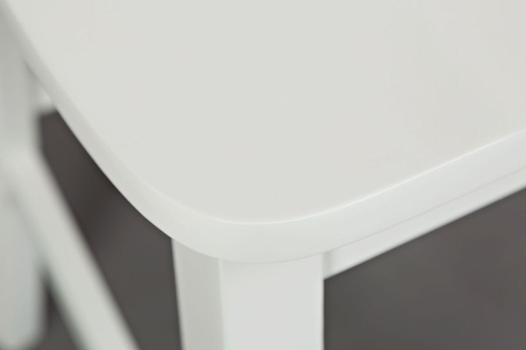 Jofran Simplicity Solid Wood Classic X-Back Stool (Set of 2) in Paperwhite - Holmwood's Furniture & Design Center (Somersworth, NH)