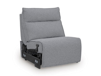 Modmax Reclining Sectional with Console - Holmwood's Furniture & Design Center (Somersworth, NH)