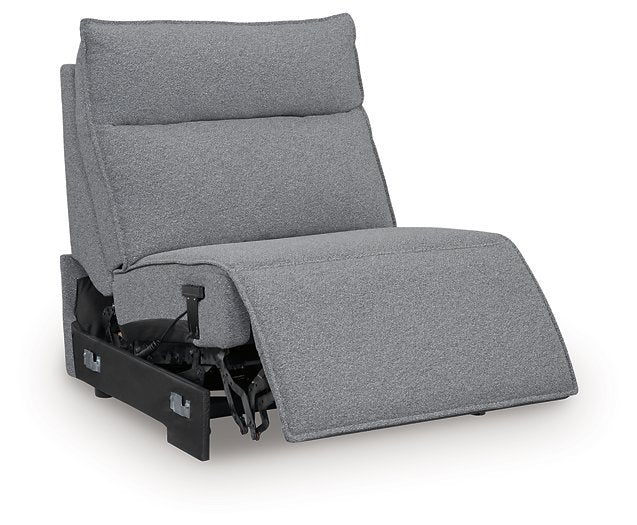 Modmax Reclining Sectional with Console - Holmwood's Furniture & Design Center (Somersworth, NH)