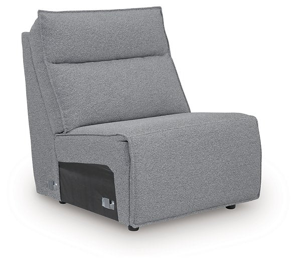 Modmax Reclining Sectional with Console - Holmwood's Furniture & Design Center (Somersworth, NH)