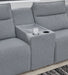 Modmax Reclining Sectional with Console - Holmwood's Furniture & Design Center (Somersworth, NH)