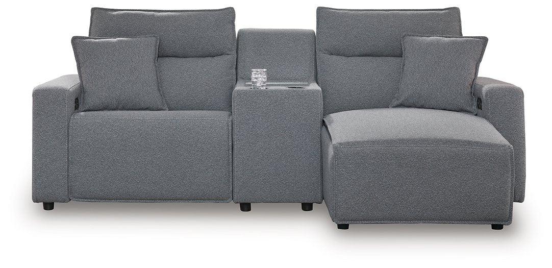Modmax Power Reclining Sectional with Chaise - Holmwood's Furniture & Design Center (Somersworth, NH)