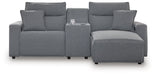 Modmax Power Reclining Sectional with Chaise - Holmwood's Furniture & Design Center (Somersworth, NH)