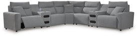 Modmax Power Reclining Sectional with Chaise - Holmwood's Furniture & Design Center (Somersworth, NH)