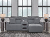 Modmax Power Reclining Sectional with Chaise - Holmwood's Furniture & Design Center (Somersworth, NH)
