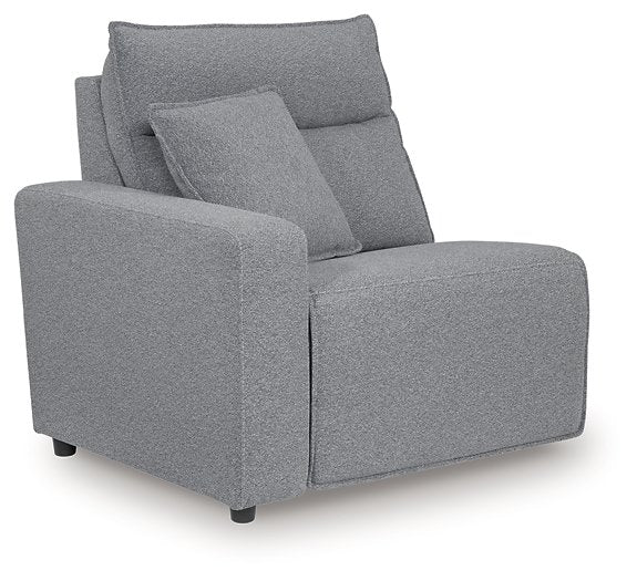 Modmax Reclining Sectional with Console - Holmwood's Furniture & Design Center (Somersworth, NH)
