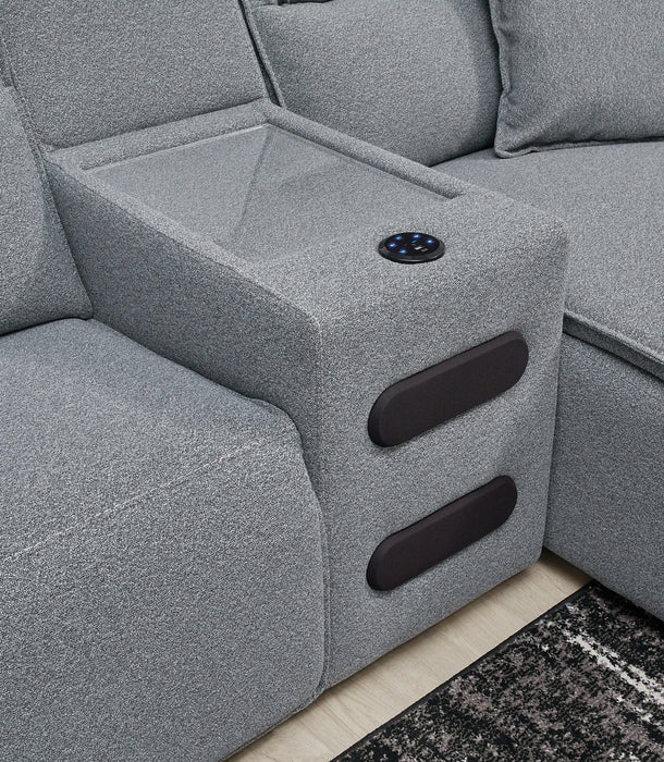 Modmax Power Reclining Sectional - Holmwood's Furniture & Design Center (Somersworth, NH)