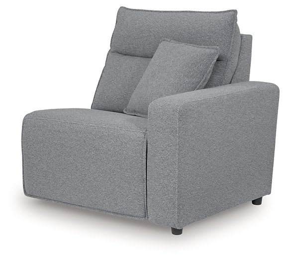 Modmax Reclining Sectional with Console - Holmwood's Furniture & Design Center (Somersworth, NH)