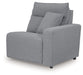 Modmax Reclining Sectional with Console - Holmwood's Furniture & Design Center (Somersworth, NH)