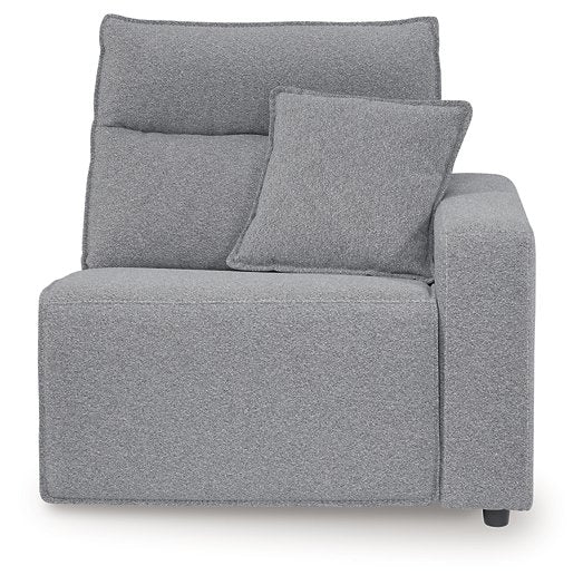 Modmax Reclining Sectional with Console - Holmwood's Furniture & Design Center (Somersworth, NH)