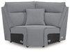 Modmax Reclining Sectional with Console - Holmwood's Furniture & Design Center (Somersworth, NH)