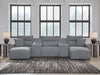 Modmax Power Reclining Sectional with Chaise - Holmwood's Furniture & Design Center (Somersworth, NH)