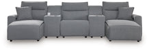 Modmax Power Reclining Sectional with Chaise - Holmwood's Furniture & Design Center (Somersworth, NH)