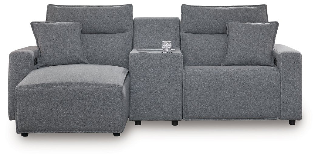 Modmax Power Reclining Sectional with Chaise - Holmwood's Furniture & Design Center (Somersworth, NH)