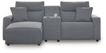 Modmax Power Reclining Sectional with Chaise - Holmwood's Furniture & Design Center (Somersworth, NH)